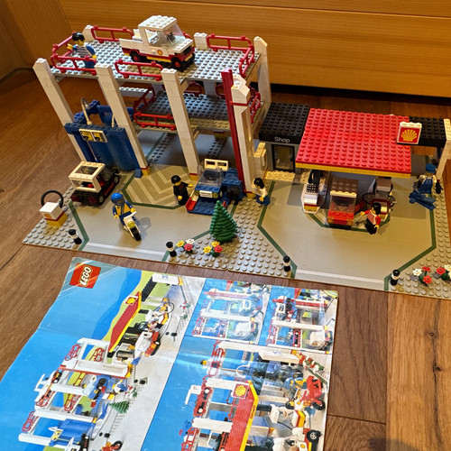Lego 6394 shell tankstelle - shell, mit