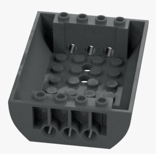 Lego tank boden 8x6x2 dark - lego®,