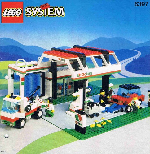 Lego town 6397 gas - 6397:, n'