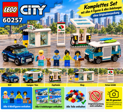 Lego city 60257 tankstelle - city,
