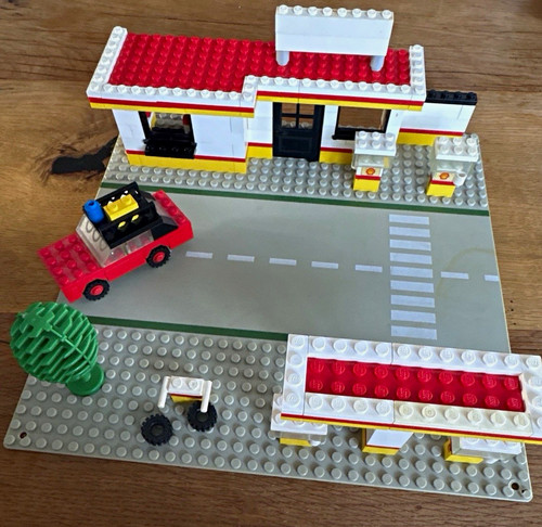 Vintage lego tankstelle - vintage,