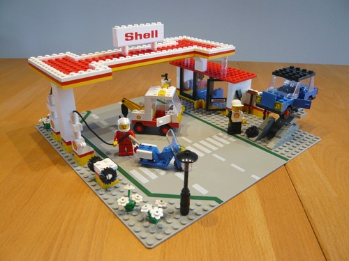 Lego city shell tankstelle - shell,